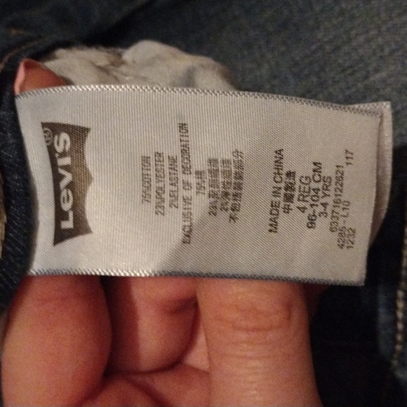 Levi’s Performance 710 Super Skinny Jeans Size 4 - Picture 3 of 4